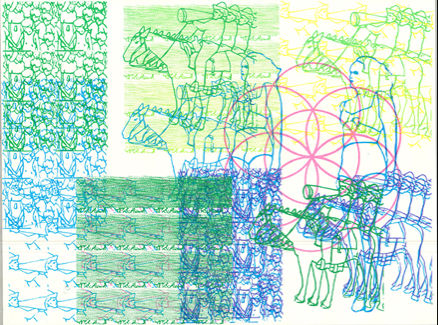 Charlotte Rodenberg Glitch Gathering I, 2018