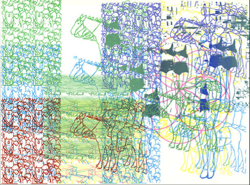 Charlotte Rodenberg Glitch Gather #105, 2018