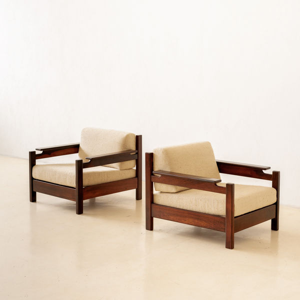 Fátima Arquitetura Interiores (FAI), Rosewood Armchair (2 units - pair), 1960