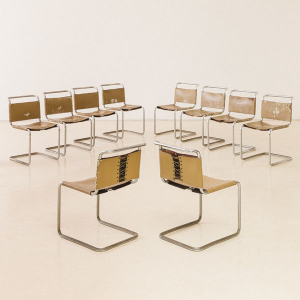 Marcel Breuer, B33 Chairs (10 units), 1980