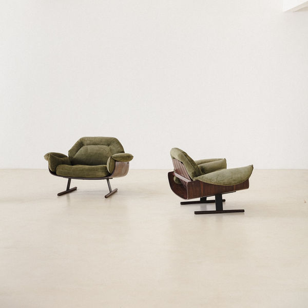 Jorge Zalszupin, Presidential Armchair (Pair), 1959