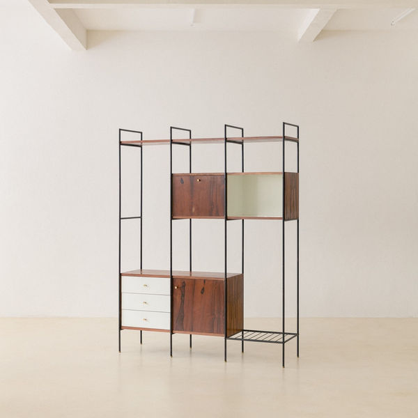 Geraldo de Barros (Unilabor), Bookcase - Shelving Unit MF710, 1950s
