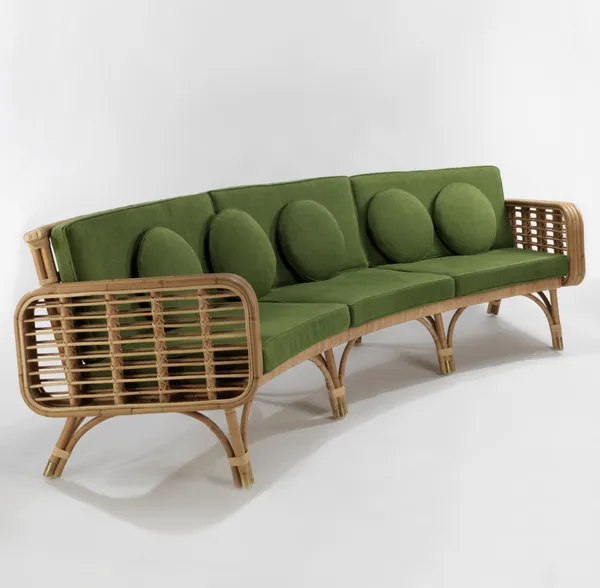 India Mahdavi, Cap Martion Curved Sofa, 2019