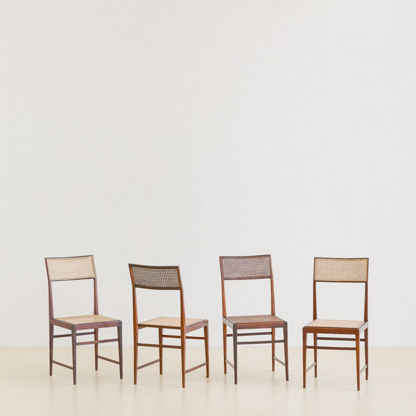 Joaquim Tenreiro, Cane Chair (4 Chairs), c. 1960