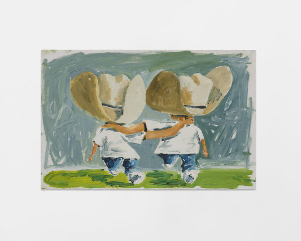 Ken Taylor Reynaga, Between Dancing and Fighting I, 2021, Shown by Brigade Gallery in Copenhagen, Denmark.