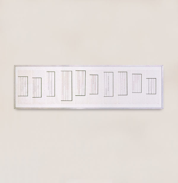 Tomaso Binga, Poesie per Mao, 1978, Shown at Brigade Gallery.