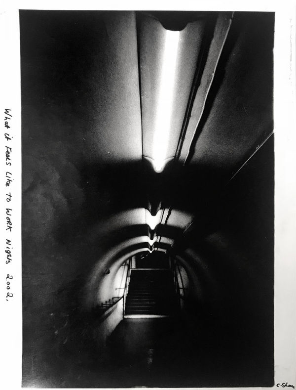 Chris Shaw, Night Porter (what it feels like to work nights - tube tunnel), 2001