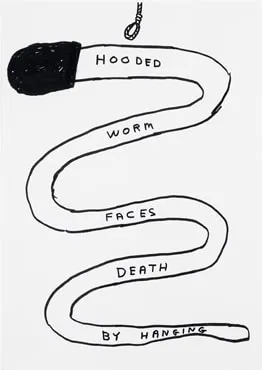 David Shrigley, Hooded Worm, 2006