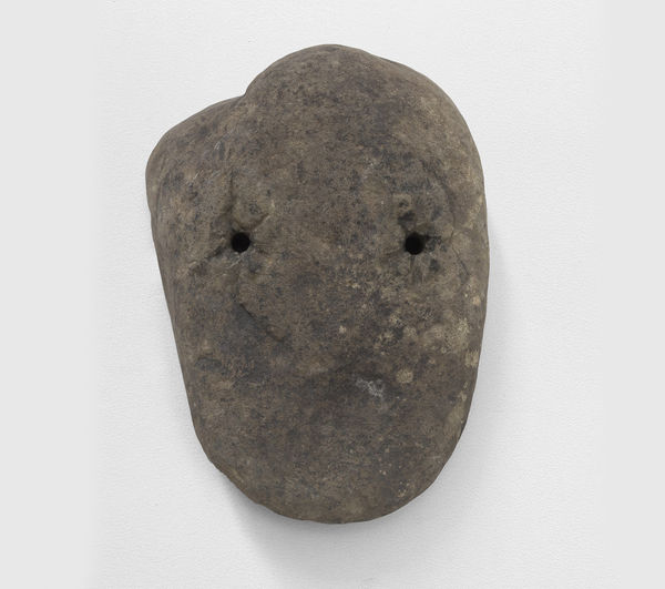Ugo Rondinone the yes + the no, 2022 Stone 9.75 x 7 x 3.5 in (24.8 x 17.8 x 8.9 cm)