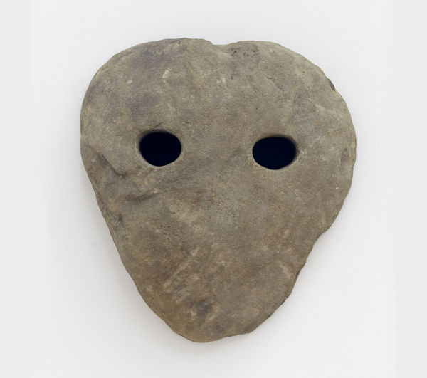 Ugo Rondinone the love + the hate, 2022 Stone 11.5 x 10 x 3.75 in (29.2 x 25.4 x 9.5 cm)