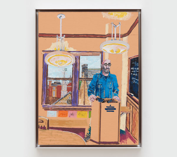 Ben Wolf Noam Paul North at Yale, Head of Jonathan Edwards College and Professor, 2024 Oil on canvas in aluminum frame 16 x 12 in (40.6 x 30.5 cm) Framed 17 x 13 in (43.2 x 33 cm)