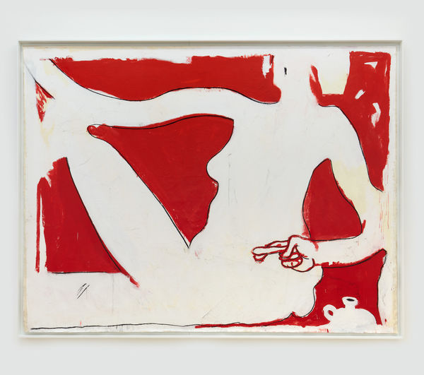 Spencer Sweeney Before Behind, 2019 Acrylic, charcoal and carbon dust on unstretched canvas 105 x 135 in (266.7 x 342.9 cm)