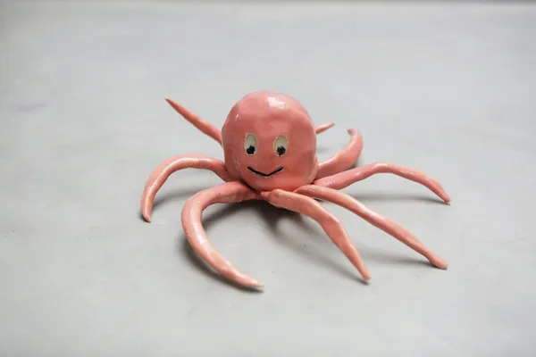 Leigh Johnson, Gauzy strips of mashed potatoes..., 2019