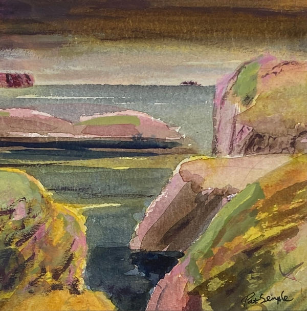 Pat Semple RSW, Rocks II, Oldshoremore
