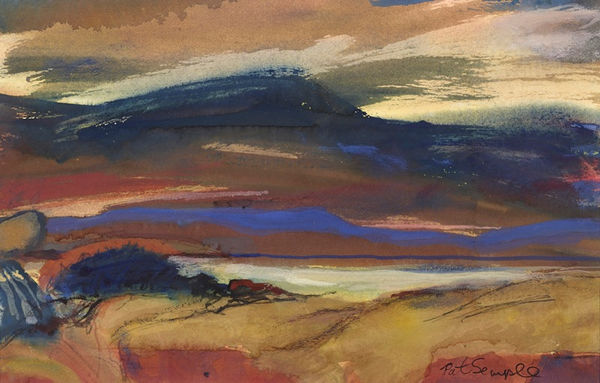 Pat Semple RSW, Low Cloud, Cromarty Firth