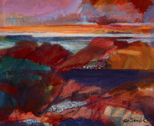 Pat Semple RSW, Evening, Oldshoremore