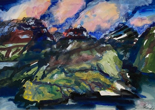 Pat Semple RSW, Fjords, Faroe Islands