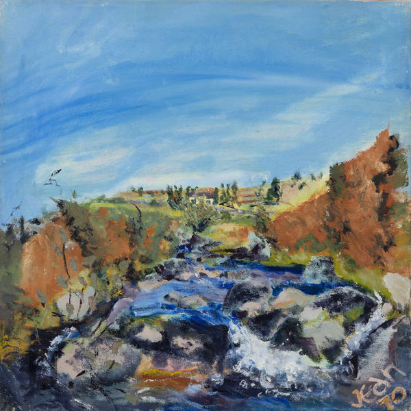 JEAN JONES, Yellands Downriver from the Plym, 1970