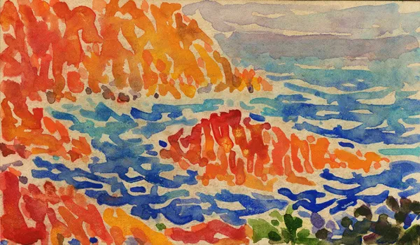 HENRI EDMOND CROSS, Rochers au Trayas