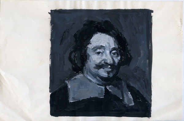 ROBERT DUKES, After Velazquez, Portrait of a Man, 1988
