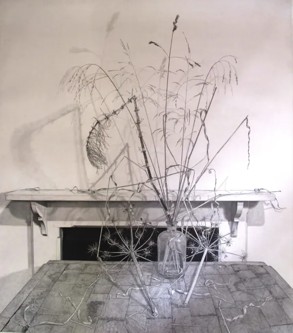 EDMUND CHAMBERLAIN, Still Life with Grasses and Horsetail