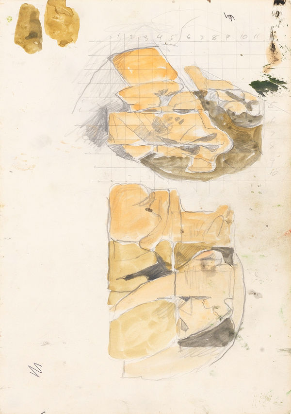 GRAHAM SUTHERLAND, Rock Formation (Study)