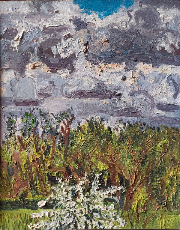 SUSAN WILSON, Spring Advances in the Scrubs, 2023