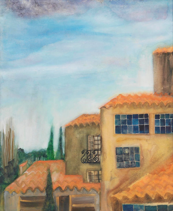 SOPHIE DE STEMPEL, The Balcony, La Colombe d'Or, 2014