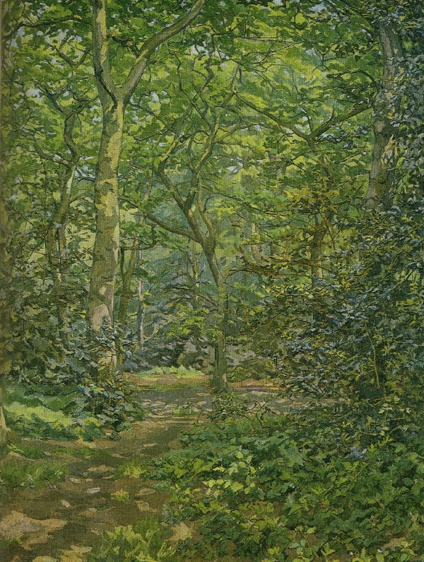 PATRICK SYMONS, Oak Arch, Sunny Morning, Wimbledon Common