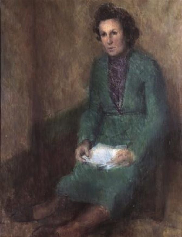 WILLIAM COLDSTREAM CBE, Mrs. Enid Canning, 1938