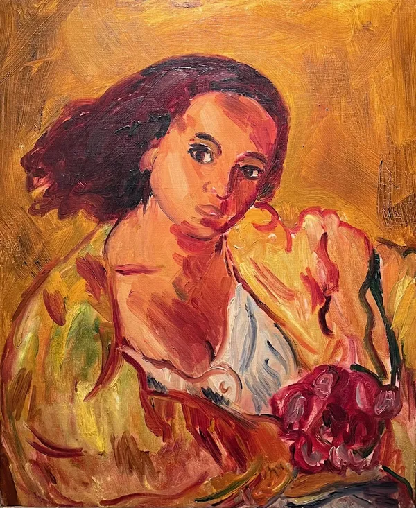 SIR MATTHEW SMITH, The Yellow Shawl, c.1935