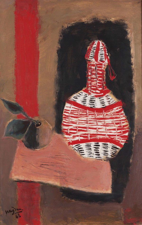 HENRI HAYDEN, La Bouteille et La Pomme, 1963