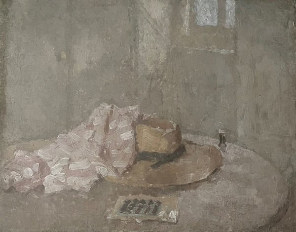 GWEN JOHN, Still Life with Straw Hat (with The Precious Book verso)
