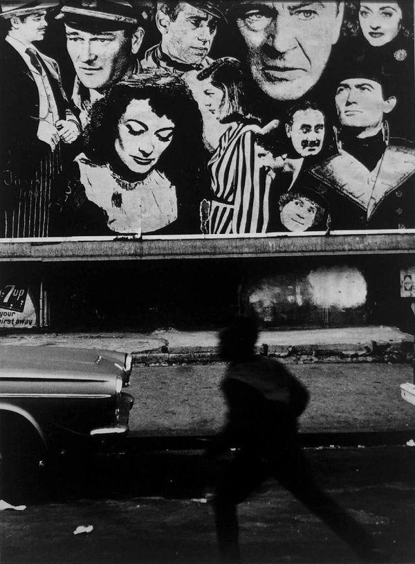 Boy and Movie Poster, Harlem, New York City