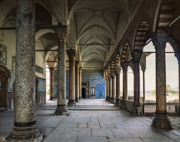 Arcade of the Chamber of Sacred Mantle, Topkapı