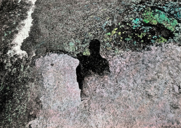 Brea Souders Untitled #03 (from Vistas), 2019 Unique archival pigment print with watercolor 12 x 17 in (30.5 x 43.2 cm)