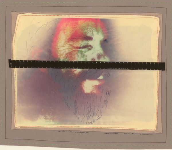 Keith Smith Untitled, 1971 3M Color-in-Color print on fabric with 16mm film and stitching 11 3/4 x 13 1/2 in (29.8 x 34.3 cm)