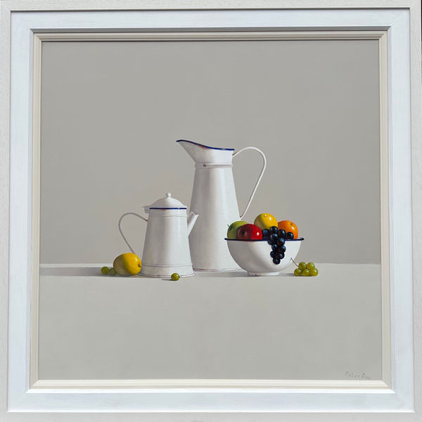 Peter Dee, Pitcher, Coffee Pot and Bowl with Fruit