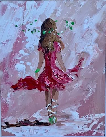 Lorna Millar, Red Dress Dancing
