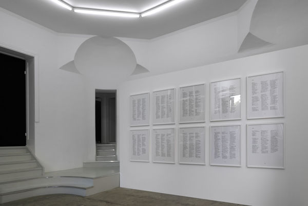 Alejandro Cesarco, Index (a reading), 2008, 2008