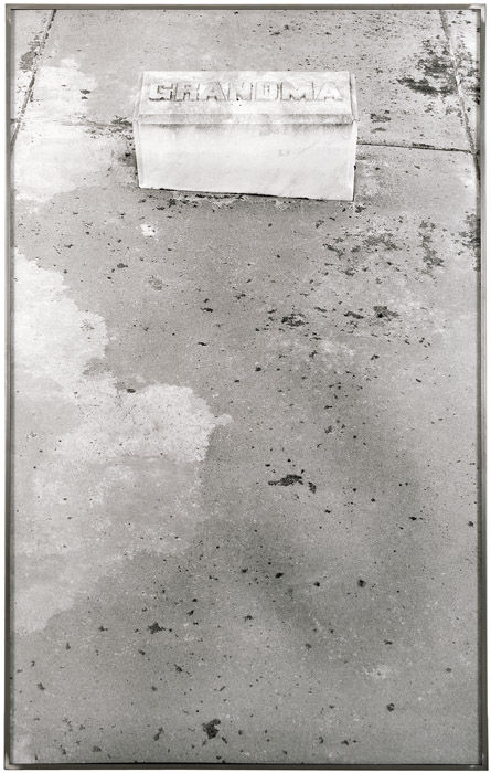 Sophie Calle, Grandma, Grandpa (no. 20) (from the series 'Les Tombes'), 1990