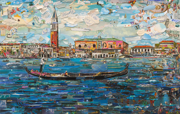 Vik Muniz, Venice, Postcards from Nowhere, 2014