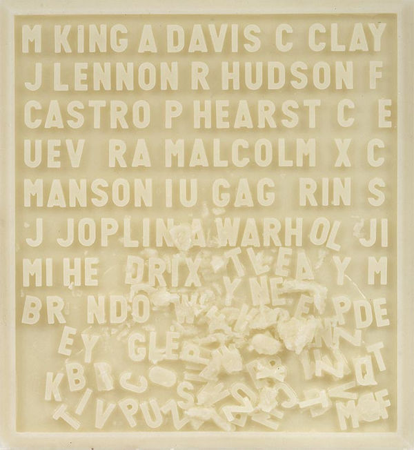 Olaf Metzel, Votivtafel (Votive panel), 1992