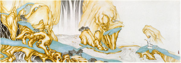 Eun-Ae Seo, Painting The Landscape Blue, 2005