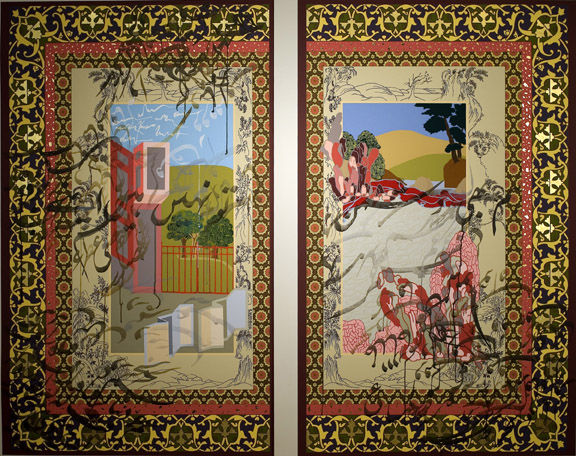 Shahzia Sikander, I am also not my own enemy, 2009, 2009