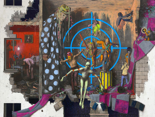 Jonas Burgert, Blattriss, 2008-9