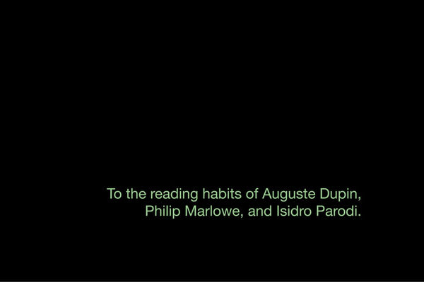 Alejandro Cesarco, The Streets Were Dark With Something More Than Night or The Closer I Get To The End The More I Rewrite The Beginning, 2011, 2011