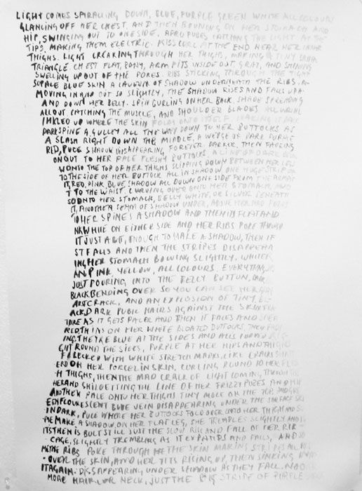 Fiona Banner, Torso (III), 2004