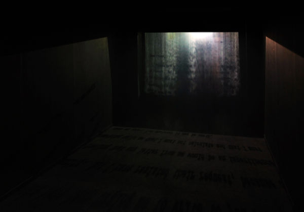 Jitish Kallat, Covering Letter, 2012