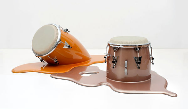 Los Carpinteros, Duo de Congas Naranja y Natural, 2015